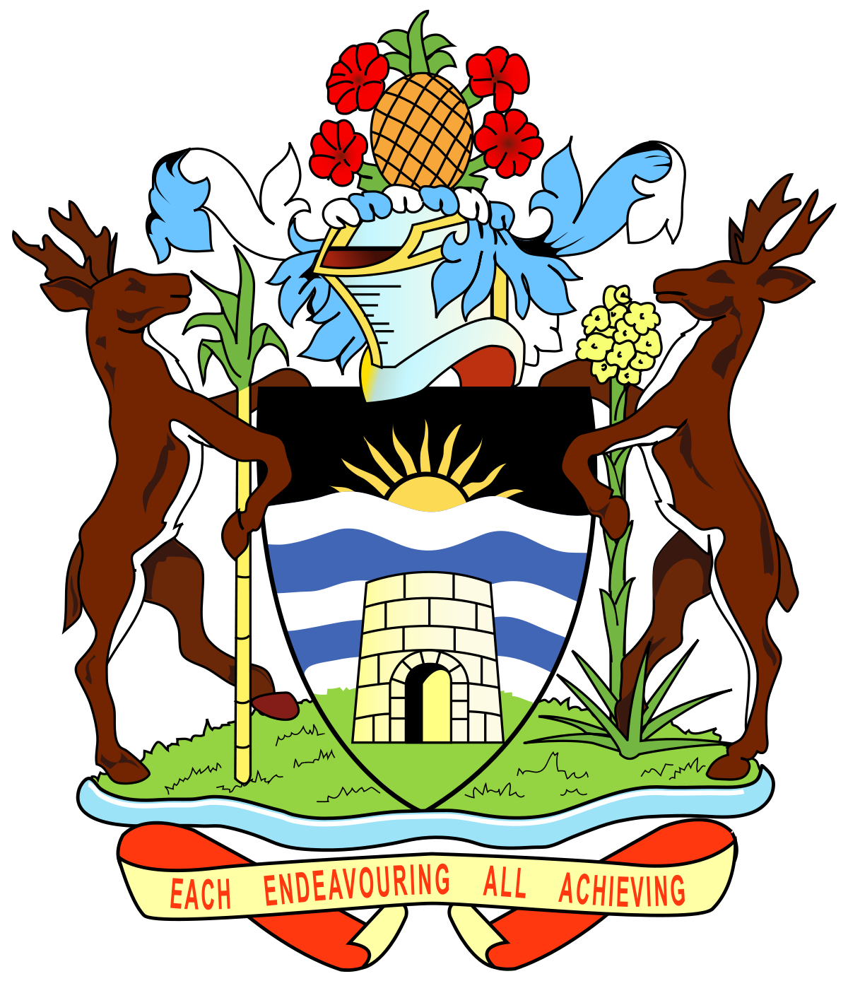 Coat of Arms of Antigua Barbuda